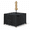 Black-40"L x 40"W x 23.6"H, variant on Black 40"L x 40"W x 23.6"H Rectangular Patio Dining Table Cover with Umbrella Hole