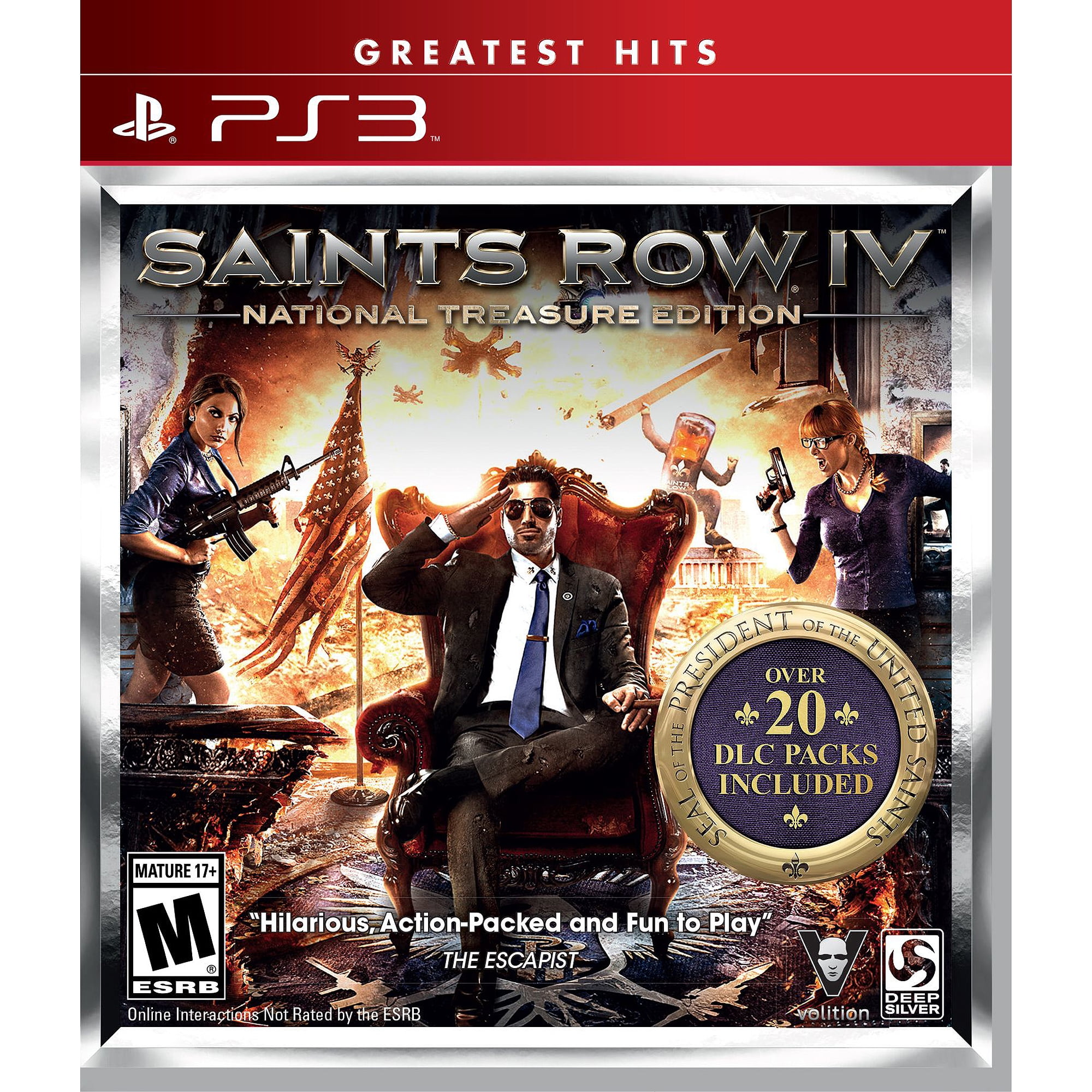 Saints Row Iv National Treasure Square Enix Playstation 3