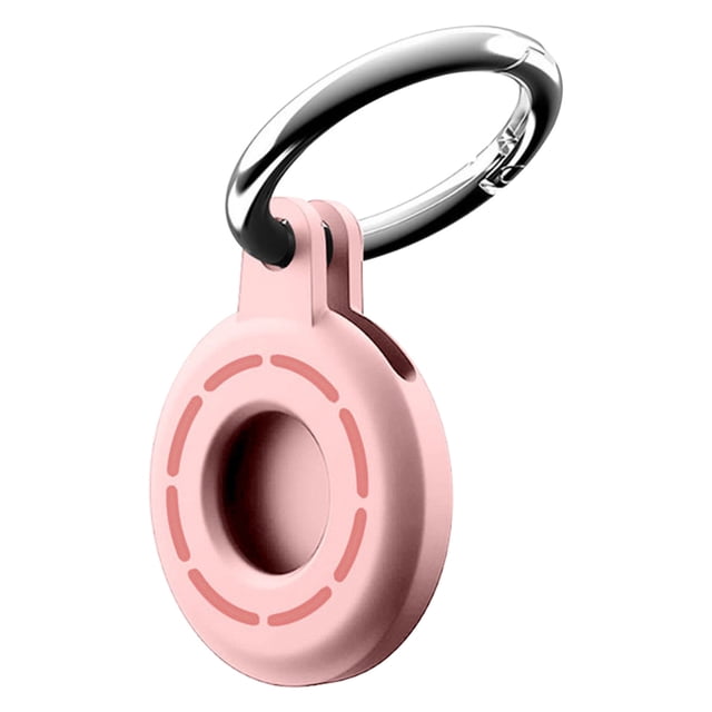 DPTALR For AirTag Cover Strap Silicone Case With Snap Ring Anti-lost Location GPS Tracker-Protector