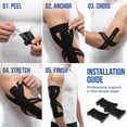 thumbnail image 4 of Lsupdaol 4.7 in x 7.9 in Black Athletic Sports Tapes 10 Count, 4 of 6
