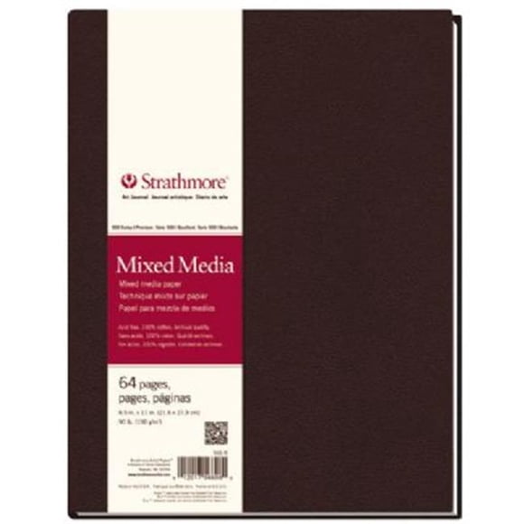 Strathmore ST566-8 500 Series 8.5'' x 11'' Sewn Bound Mixed Media Art Journal