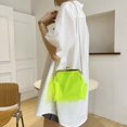 thumbnail image 4 of Bolsa de hombro transparentes bandolera transparente con hebilla de clip para mujer (Verde) Likrtyny Para Estrenar, 4 of 9