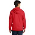 thumbnail image 2 of Port & Company Fan Favorite Fleece Full Zip Hooded Sweatshirt-L (Bright Red), 2 of 6