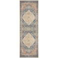 thumbnail image 2 of Nourison Vintage Washables 2' x 6' Blue Coral Vintage Indoor Rug, 2 of 9