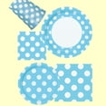 thumbnail image 2 of Polka Dot Paper Luncheon Napkins, Light Blue, 16ct, 2 of 2