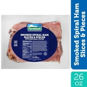 Farmland, Pork, Smoked, Spiral Ham Slices & Pieces, 26oz