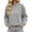 Gray, variant on Enjoytime Sweatshirt for Women Mock Neck Long Sleeve Pullover Sweatshirts Fall Winter Fashion Casual Plus Size Womens Clothing