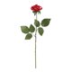 thumbnail image 3 of Artificial Rose flores falsas para la boda nupcial decoración de la oficina en casa (20pcs rojo oscuro), 3 of 8