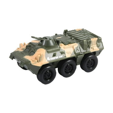 BESTSKY 1Pcs Military Toys,Expressive Faces Army Toys,Unique Characters Army Men Action Figures,Armored Vehicle