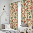 thumbnail image 5 of Pioneer Flower Floral Print Pattern Teens Curtains,Teens Insulated Curtains Set Of 2,Bedroom Essentials,Toddler Room Decor 52"x84", 5 of 5