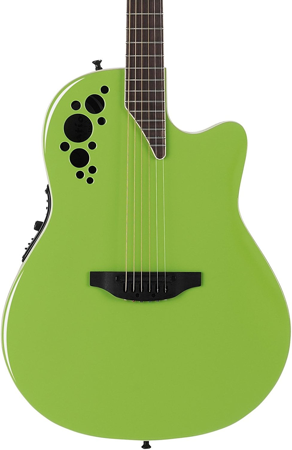 kobling skepsis fiber Ovation Elite Series 1868TX Shallow Acoustic-Electric Guitar Slime Green -  Walmart.com