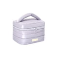 thumbnail image 2 of Tote Open Cosmetic Bag Large Capacity Cosmetic Bag Travel Cosmetic Organizer Soft Exquisite Cosmetic Bag Ladies Cosmetic Bag, 2 of 7