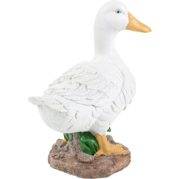 unbranded  Frog Plush Garden Statue Outdoor Simulated Duck Ornaments Pond Decoration