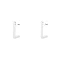 thumbnail image 4 of Yuarrent Clips para sábanas, soportes antideslizantes para fundas de cama, clips de fijación resistentes para ropa de cama para el hogar, L, blanco, Blanco Nórdico L 2piezas Yuarrent CBP148522, 4 of 6