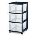 thumbnail image 2 of Sterilite 3 Drawer Cart Plastic, Assorted, 2 of 11