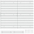 thumbnail image 1 of 4pcs Peg Board Plastic Pegboard Wall Organizer No Punch Pegboard Panel Multifunctional Pegboard Wall Display Rack Kit Reusable Garage Storage Pegboard for Bedroom Kitchen, 1 of 11