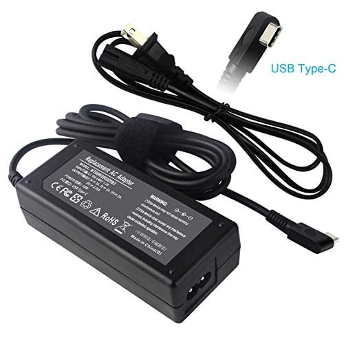 Cargador USB C Cargador Chrombook Portátil Tipo C Cargador para Lenovo