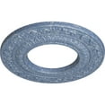thumbnail image 3 of Ekena Millwork 8 1/8"OD x 4 1/8"ID x 1/2"P Andrea Ceiling Medallion (Fits Canopies up to 4 1/8"), Hand-Painted Americana Crackle, 3 of 6