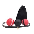 thumbnail image 4 of Diadema con pelota de boxeo Colamx para entrenamiento deportivo y agilidad 2 bolas rojas 1 bola negra, 4 of 8
