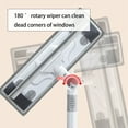 thumbnail image 4 of Lingouzi 38?? Window Squeegee Cleaner 2 in Shower Squeegee with Extension Pole Cleaning Tools for Indoor/Outdoor High Window for Car Window Glass, 4 of 4
