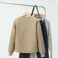 thumbnail image 4 of Lovzfmll Veste Décontractée pour Femmes, à Capuche, Manches Longues, Style Coloré, Kaki, TG, 4 of 7