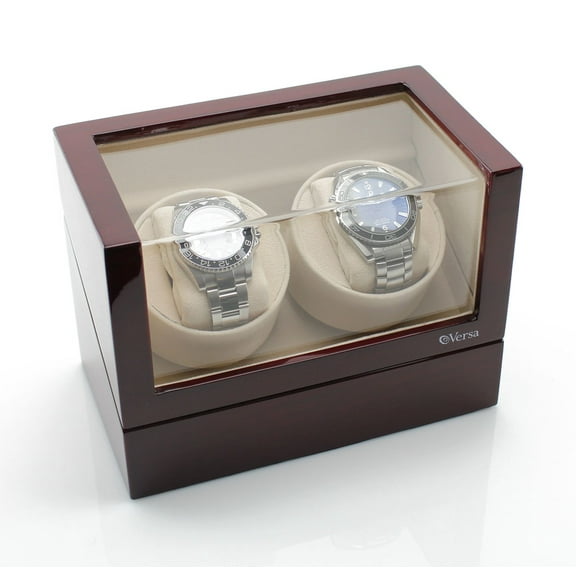 Versa Elite Double Watch Winder - Cherrywood