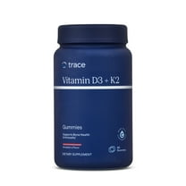 Trace Minerals Vitamin D3 K2 Gummies - Bioavailable Vitamin Blend for Bone, Heart & Immune System Support - High-Potency - Plant-Based - Gluten-Free & Vegan - Strawberry - 60 Servings