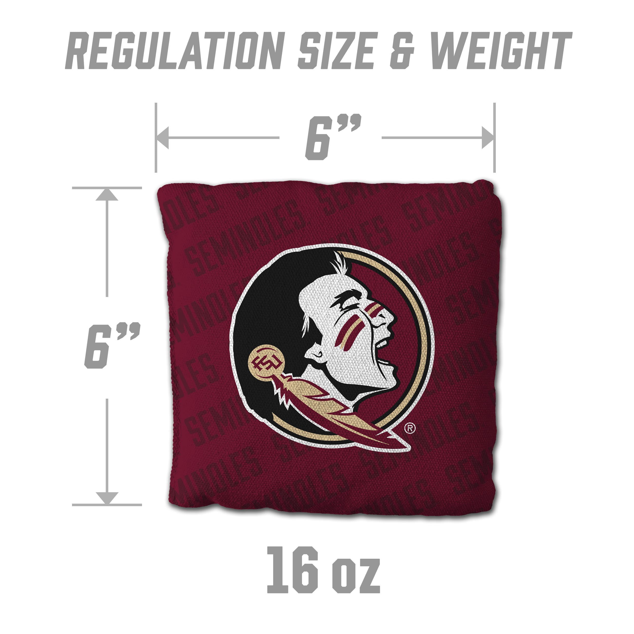 NCAA Florida State Seminoles Cornhole Bags - 4PK - Maroon