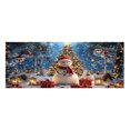 thumbnail image 2 of Xihbxyly Ofertas Relámpago de Hoy Banner Decorativo para Puerta de Garaje de Navidad, Muñeco de Nieve de Invierno, Fondo Decorativo para Puerta de Garaje de Navidad, Fondo para Fiesta Navideña, 2 of 5