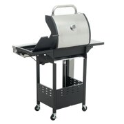 Resenkos 3-Burner Propane Grill, 37,000 BTU Stainless Steel Gas BBQ with Side Burner, Silver