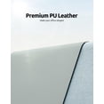 thumbnail image 2 of Protector de escritorio YSagi de piel impermeable, 80 x 40 cm, color verde grisáceo, 2 of 9