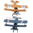 thumbnail image 1 of Vintage Iron Metal Plane Aircraft Model for Home Decor 2Pcs Set, 1 of 5