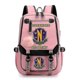 thumbnail image 3 of Miércoles Addams Mochila Adolescentes Niñas Niño Mochila Para Portátil Estudiante Hombro Mochila Escolar Mochila Fa, 3 of 5