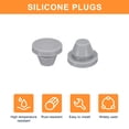 thumbnail image 4 of Uxcell 15pack Silicone Plugs, Rubber Round Snap in Locking Hole Plugs Waterproof Hole Plug for 8-8.5mm Hole, Grey, 4 of 6