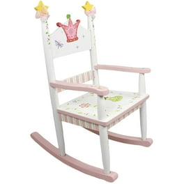 小物 Rockin'Chair Ktaxon Mid Century Nursery Rocking Chair Solid Wood Frame