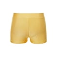 thumbnail image 6 of Hansber Girls Cheerleading Crop Top with Athletic Shorts Set 2-Piece Kids Tumbling Outfit Dance Wear Yellow 6, 6 of 7