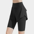 thumbnail image 5 of Hauaitttt Women Two Piece Sports Five Minute Pants for Fitness Yoga Running Quick Drying In Summer Exposure and Loose Five Minute Pants for Outer Wear Crazy Yoga Clothes for Women Outfits Lift, 5 of 7
