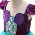 thumbnail image 2 of KAWELL Mermaid Princess Costume Tutu Fancy Dress Pageant Birthday Theme Party Halloween Outfit, 2 of 6