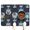 White-11, variant on Nautical Starfish and Seashells Dog Food Mat – Tropical Beach Sea Life Pet Feeding Mat 24x32, Absorbent Non-Slip Quick Dry Washable Waterproof Floor Mat for Dogs and Cats