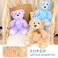 thumbnail image 6 of Teddy Bears Bulk 3 Packs, Teddy Bear Stuffed Animal Plush Toy, 13.7 Inches Bear Stuffed for Baby Shower, Wedding, Christmas, Valentine's Day, Birthday, Light Brown, 6 of 7