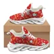 thumbnail image 1 of Zapatillas clásicas con estampado navideño para hombre, zapatos planos con cordones, informales, con plataforma, resistentes al desgaste,, 1 of 6