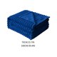 thumbnail image 3 of Manta de franela gruesa premium | Microfibra de poliéster supersuave | Manta para siestas en sofá y oficina para todas las estaciones con cordón | Paquete de 1, 3 of 7