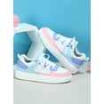 thumbnail image 3 of Women Two Tone Skate Shoes, Lace-up Front Sporty Sneakers, 3 of 4