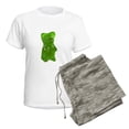 thumbnail image 5 of CafePress - Green Gummy Bear Pajamas - Women's Short Sleeve Print T-Shirt and Pants Light Cotton Pajama Set, 5 of 7