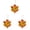 Orange*3, variant on olkpmnmk 2D Flat Acrylic Heart Shaped Hanging Ornaments, Lovely Heart Pendant Christmas Tree Decor, Heart-Shaped Acrylic Friendship Ornament for Christmas Tree Decorations, Christmas Gifts for Kids