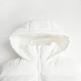 thumbnail image 3 of HILEELANG Girls Cropped Puffer Jacket, Hooded Short Winter Coat for Kids and Teens, Off White, 11-12Y, 3 of 8