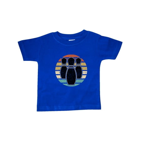 

Inktastic Bowling Gift for Bowler Silhouette Bowling Pins Gift Baby Boy or Baby Girl T-Shirt