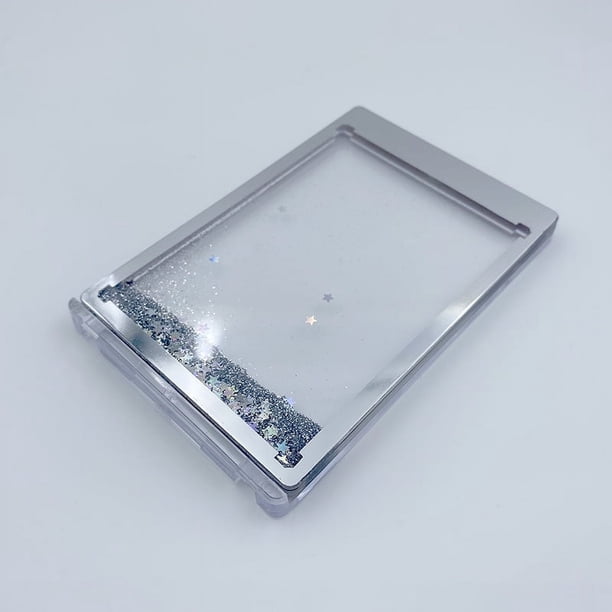 Soporte para tarjetas con imán fuerte de 35 PT, soporte para tarjetas con arena movediza, caja de almacenamiento para tarjetas Star Card Game King, soporte para tarjetas magnéticas, funda protectora