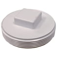 thumbnail image 1 of Jones Stephens P49350 3-1/2 PVC RH Cleanout PLUG - White, 1 of 3
