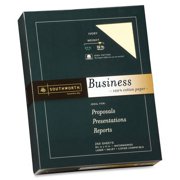 Southworth-1PK 100% Cotton Business Paper, 32 Lb Bond Weight, 8.5 X 11, Ivory, 250/Pack